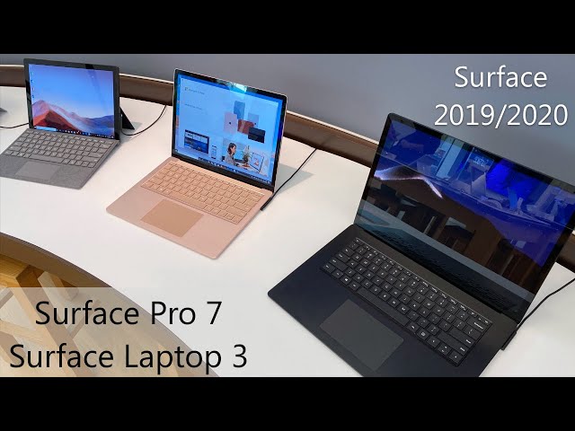 2019 Surface Pro 7, Surface Laptop 3, Surface Neo, Hands on First Look