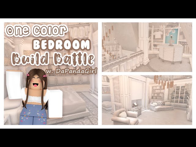 One Color Bedroom Build Battle With DaPandaGirl