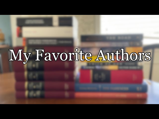 Let’s talk about my favorite authors