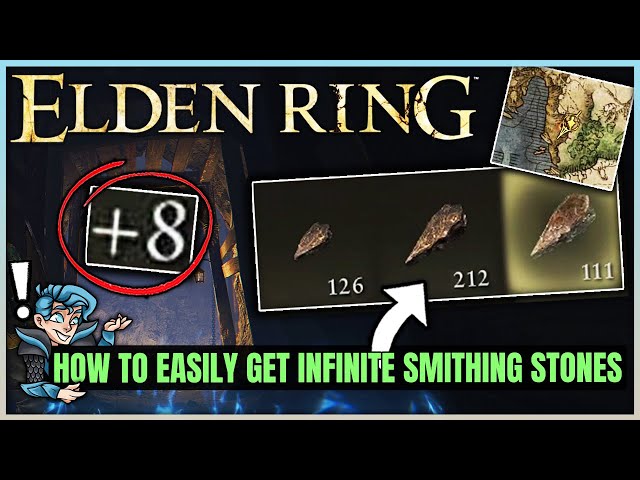 Elden Ring - How to Get INFINITE Smithing Stones 1 2 & 3 - Fast Smithing Stone Farm Guide!