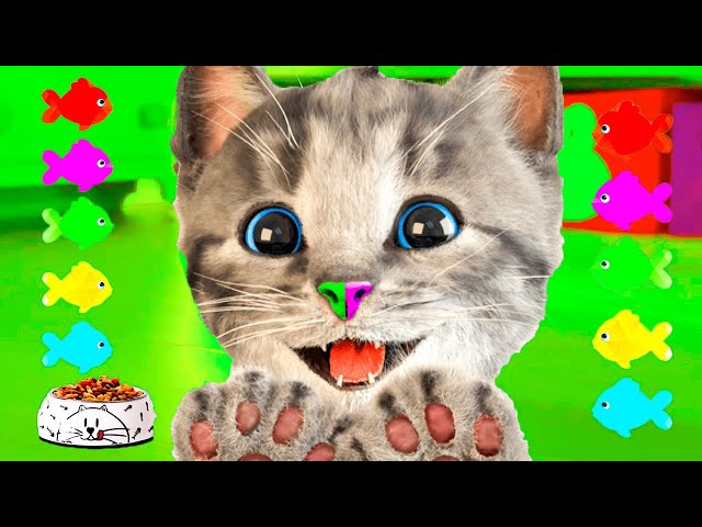 MY LITTLE KITTEN ADVENTURE LONG SPECIAL - GREEN CAT VIDEO - ANIMATED ADVENTURE JOURNEY SPECIAL