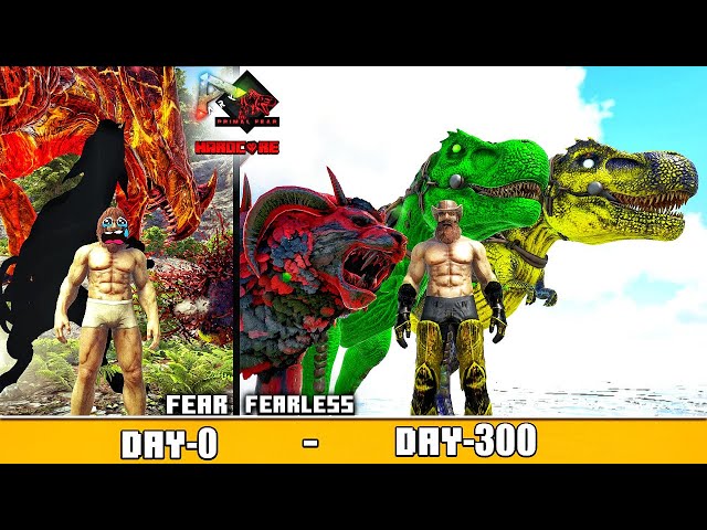 I Survive 300 Days in Impossible Hardcore Primal Fear + ARK Eternal 🔥: ARK 300 Days Survival [Hindi]