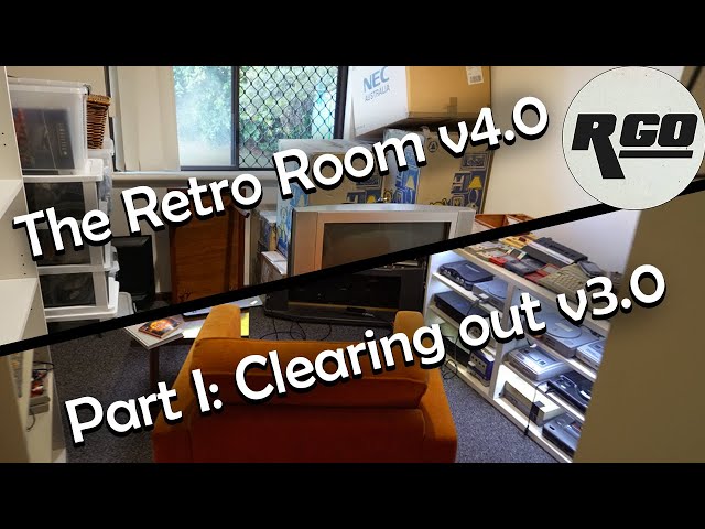 Moving the Retro Room v4.0 - Part I: Clearing Out v3.0!