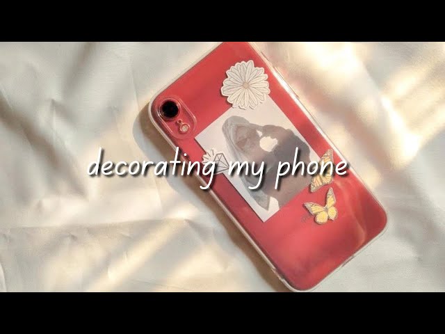 how I decorate my red phone • decorating my iPhone XR (product) red 🍎