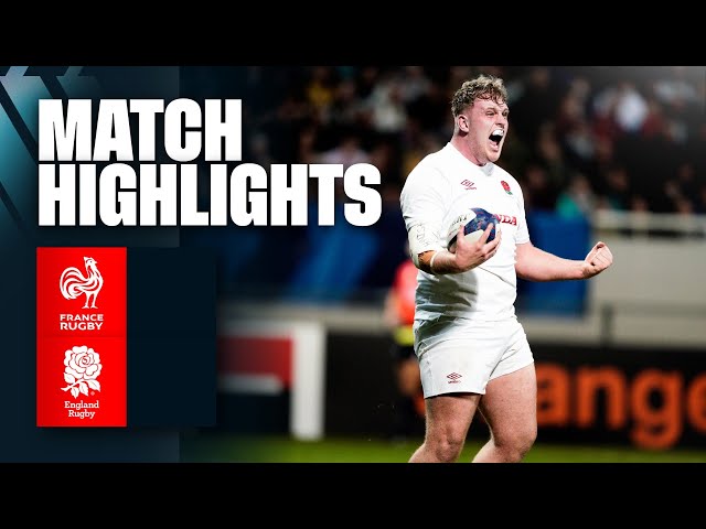 A COMEBACK FOR THE AGES | England Men's U20 v France Men's U20 highlights