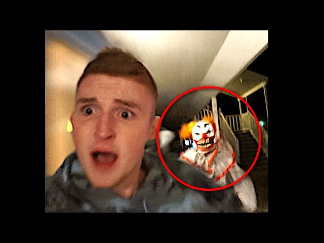 Clown CHASES ME At The Clown Motel.. #Shorts