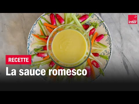La sauce romesco blanco - Les recettes de François-Régis Gaudry