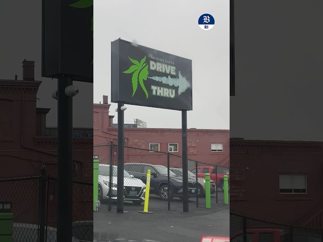 Drive-thru cannabis? At Mother Earth Wellness in R.I., it’s ‘like getting a cup of coffee’ #shorts