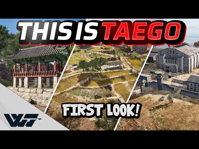 THIS IS TAEGO - Exclusive look at the new PUBG 8x8 Map + My reaction and comments - PUBG