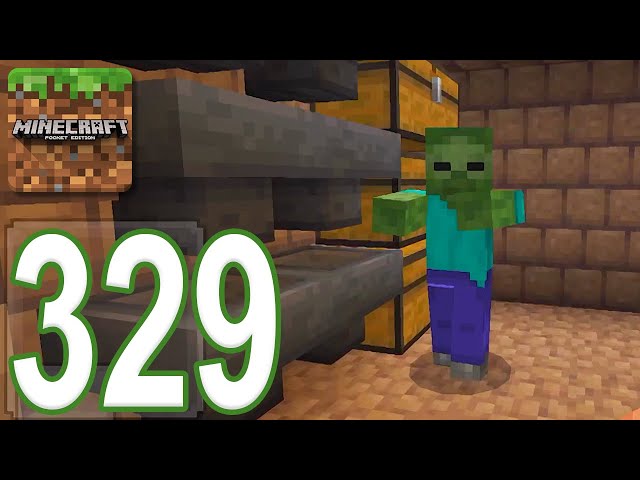 Minecraft: PE - Gameplay Walkthrough Part 329 - Zombie Horror Escape (iOS, Android)