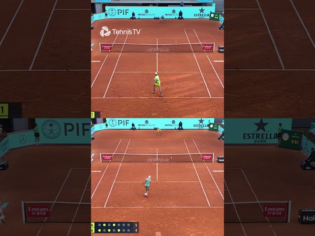 They Play The Exact SAME Tennis Shot 😵‍💫