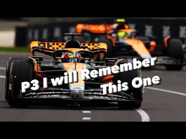 Oscar Piastri Mclaren Team Radio After P3 In The Japanese GP - F123 Game Footage