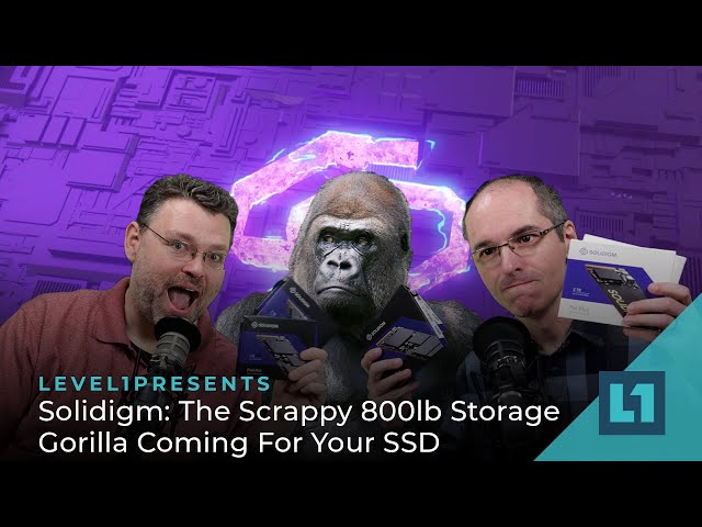 Solidigm: The Scrappy 800lb Storage Gorilla Coming For Your SSD ft. Allyn Malventano