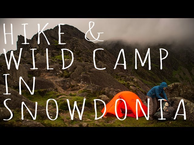 Snowdonia mountain adventure and wild camp in 70mph winds