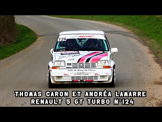 Rallye du Touquet 2024 - Renault 5 GT Turbo N°124 - Thomas CARON et Andréa LAMARRE