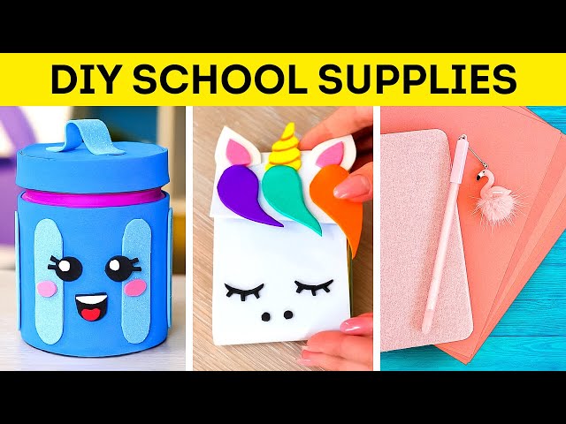 DIY School Arts & Crafts You Can Do It Yourself!