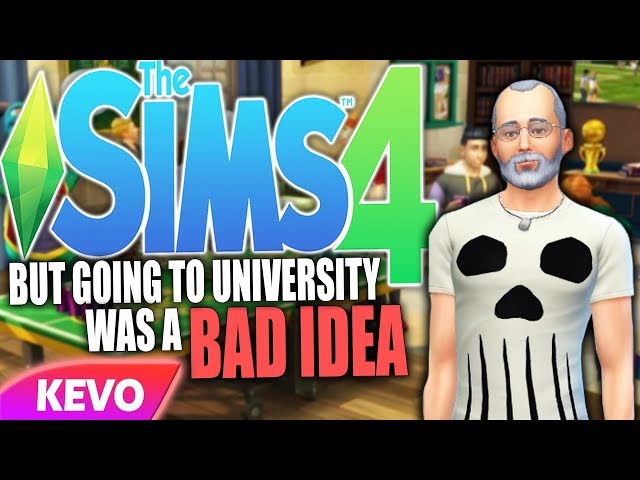 The Sims 4 but going to university was a bad idea