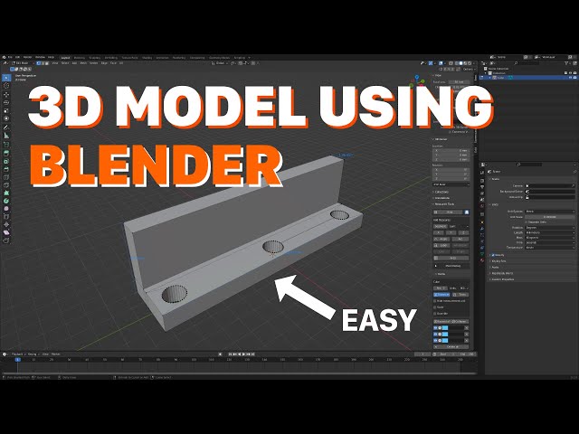 How to 3D Model Using Blender - Easy Beginner Guide + Tips and Tricks