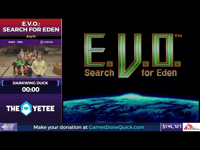 E.V.O.: Search for Eden by Darkwing Duck in 51:06 - SGDQ2017 - Part 17