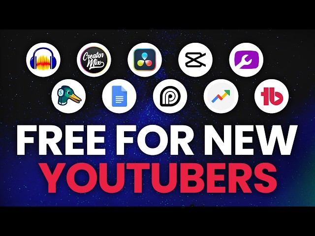 FREE Tools For YouTube Content Creators