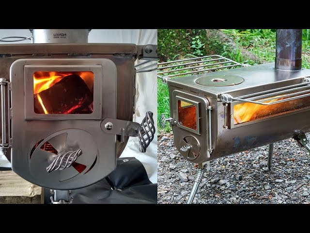 Woodlander DBL View - Epic Wood Stove for Winter Camping by Winnerwell