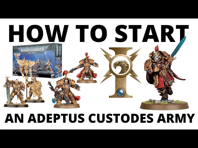 How to Start an Adeptus Custodes Army in Warhammer 40K - Beginners Guide for 10th Edition
