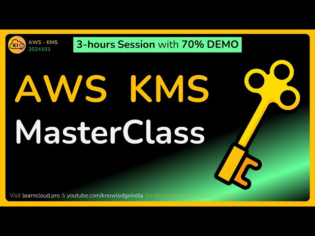 AWS KMS MASTERCLASS ✅ KMS Key Types, Key Policy, Encryption Context, Key Alias, S3 Bucket Key