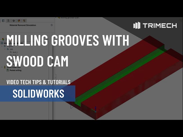 Milling Grooves with SWOOD CAM