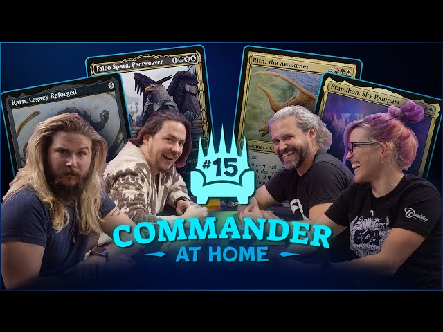 Commander at Home #15 - Rith vs Pramikon vs Falco Spara vs Karn feat Arin Hanson and Kyle Hill