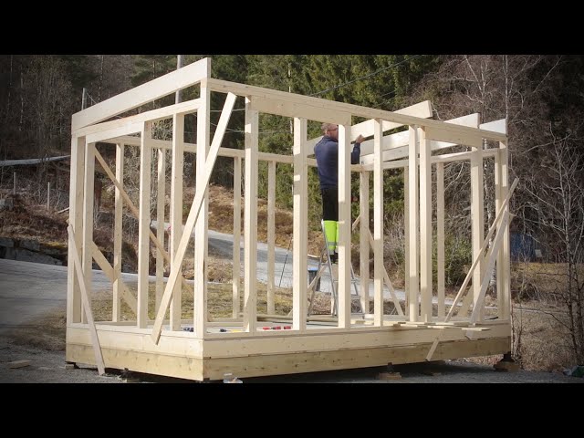 Building a Norwegian Tinyhouse Frame in 5 days DIY