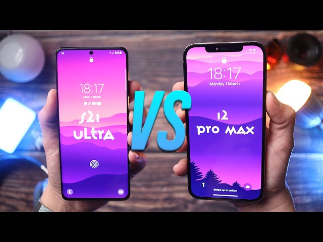 Samsung S21 Ultra vs iPhone 12 Pro Max 🖥Display Comparison