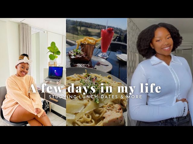 A FEW DAYS IN MY LIFE VLOG|Lunch dates,studying & more