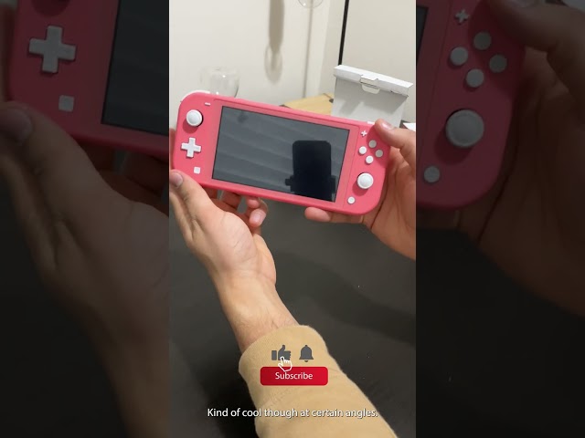 Nintendo Switch Lite Coral Unboxing! #shorts #nintendoswitch