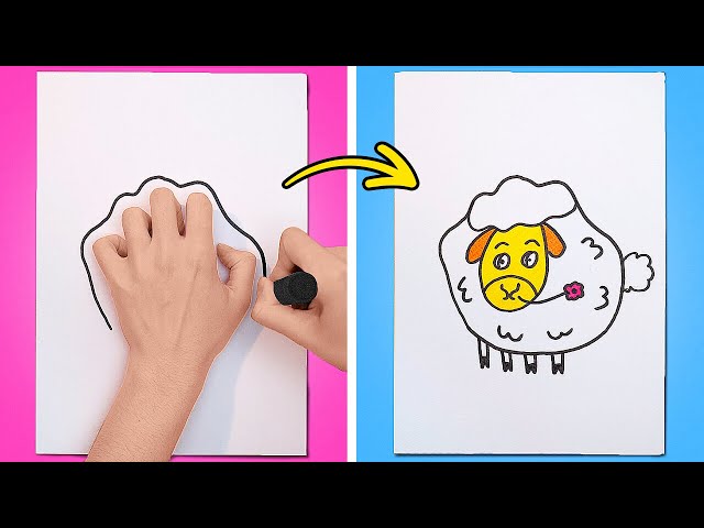 Awesome Art Challenge And Cool Drawing And Painting Tips & Tricks
