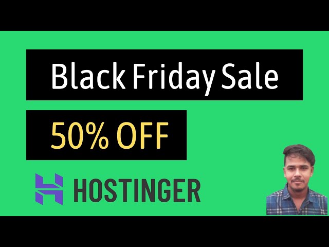(90% OFF) Hostinger Black Friday Sale 2024