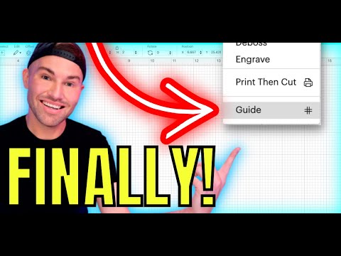 NEW! How To Use GUIDES in Cricut Design Space! 😱