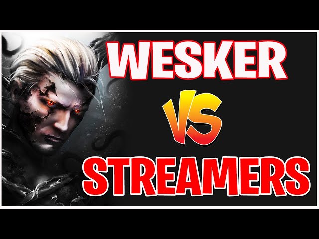 Rank 1 Wesker Vs Very Salty Twitch Streamers - "F YOU..YOU DIRTY B**CH!"