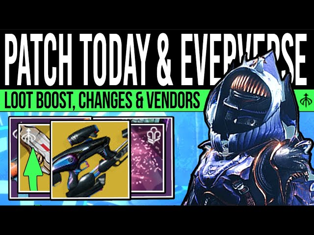 Destiny 2: NEW PATCH CHANGES & EVERVERSE LOOT! Store Update, Featured Rewards, Vendors (12 March)