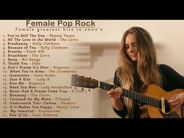 Female Pop Rock | Greatest Hits of 90's and 2000's | Music n'dBox