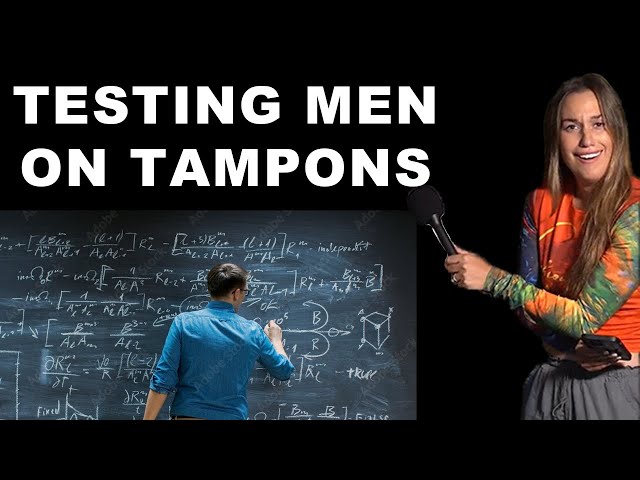 Han on the Street: How do girls pee with a tampon in?