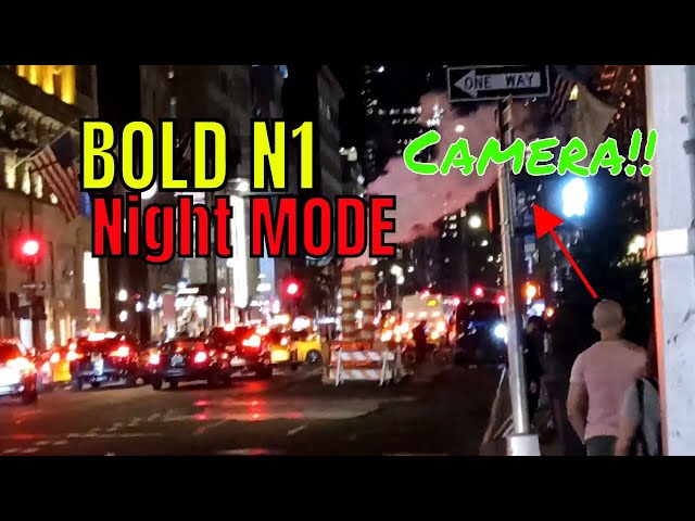 Bold N1 Night Mode Camera Test