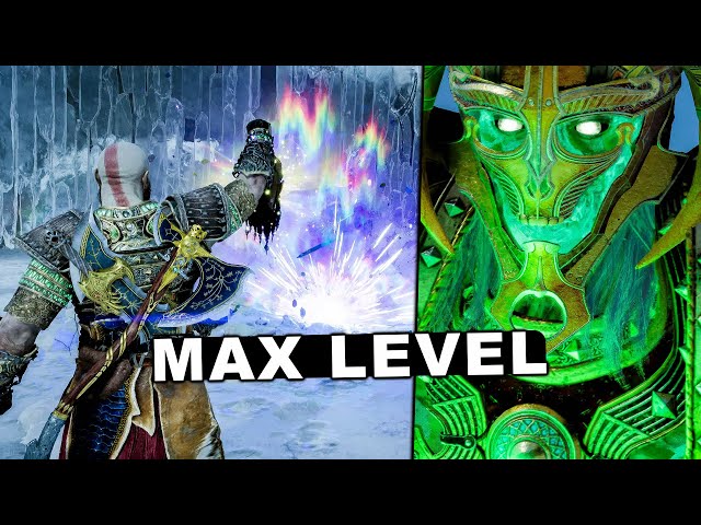 God of War Ragnarok - MAX LEVEL Mimir & Kratos Vs Berserker King (NO DAMAGE / GMGOW) 4K PS5