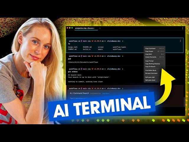 21st Century Terminal with A.I. | Make Your Workflow More Efficient (Warp)
