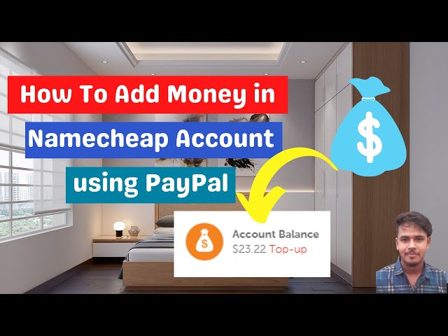 How To Add Money in Your Namecheap Account using PayPal