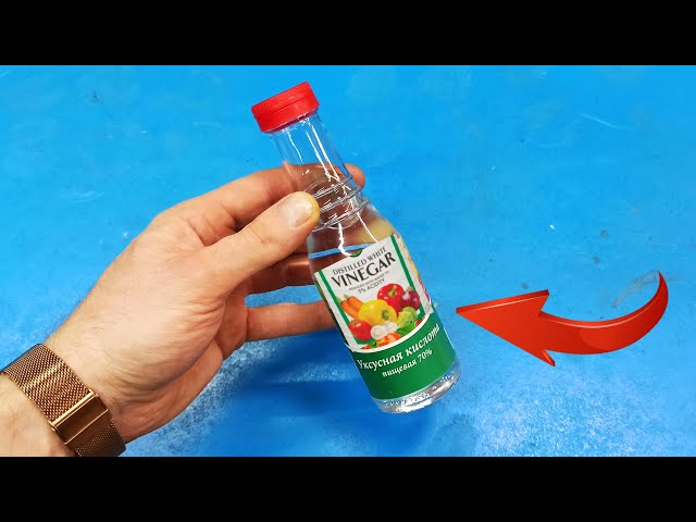 Don't buy super glue, make it yourself in 2 minutes from vinegar!