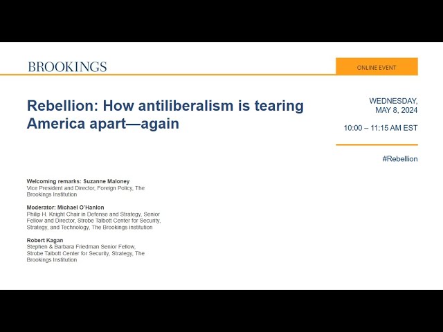 Rebellion: How antiliberalism is tearing America apart—again