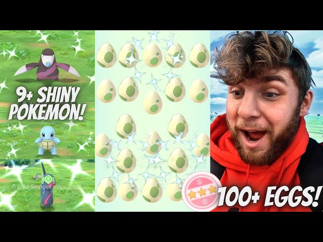 ✨I Hatched Over 100 Shiny Boosted Eggs and Got THIS! 100 IV Hatch and 9+ Shiny Pokemon CAUGHT!✨