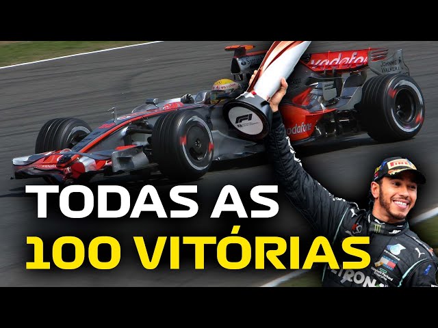 AS 100 VITÓRIAS DE HAMILTON NA F1