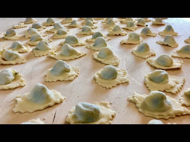 Discover Pot-Bellied Ravioli called Pansoti from Liguria | Pasta Grannies