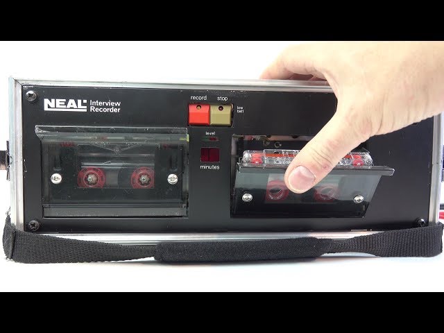 The tape recorder no one wanted to see
